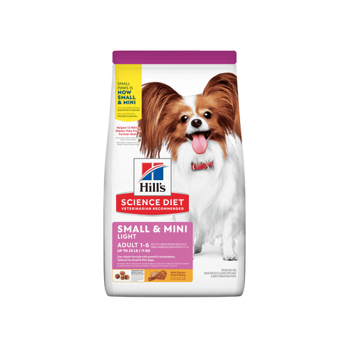 Comida Para Perro Hills SP Adulto Light Razas Mini Pollo